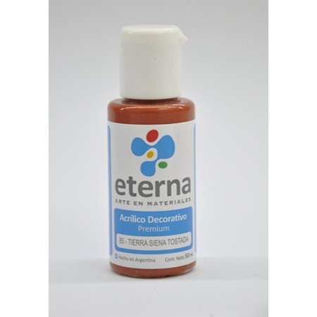 ACRILICO DECORATIVO ETERNA TIERRA SIENA TOSTADA 50 CC (85)