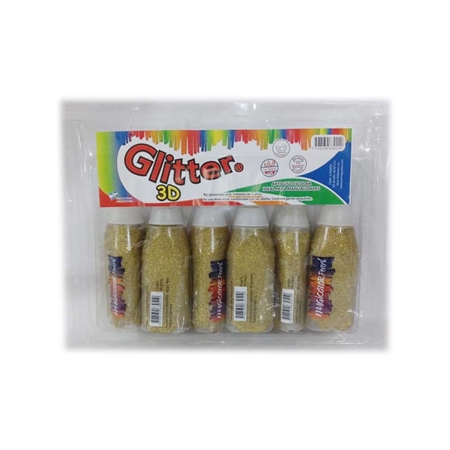 ADHESIVO COLOR MAGICOLOR GLITTER FLUO 3D