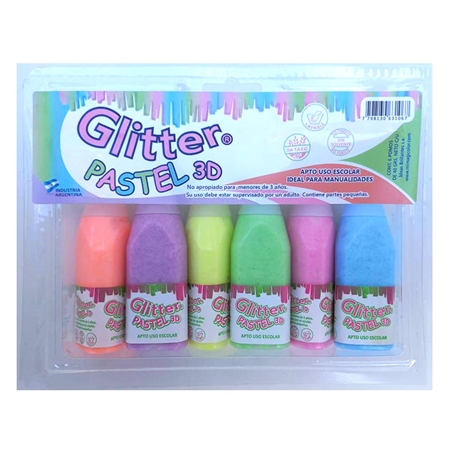 [304111.4] ADHESIVO COLOR MAGICOLOR PASTEL 3D CELESTE