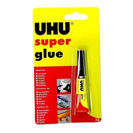 [304072] ADHESIVO DE CONTACTO UHU SUPER GLUE 3 GR (36700)