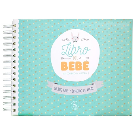 [78533] ALBUM PARA FOTOS RY LIBRO DEL BEBE (1051) ACOLCHADO ESPIRAL CAJA