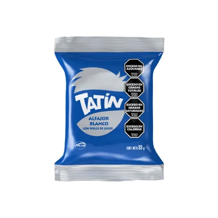 [K0337-030] ALFAJOR SIMPLE TATIN BLANCO 33 GR