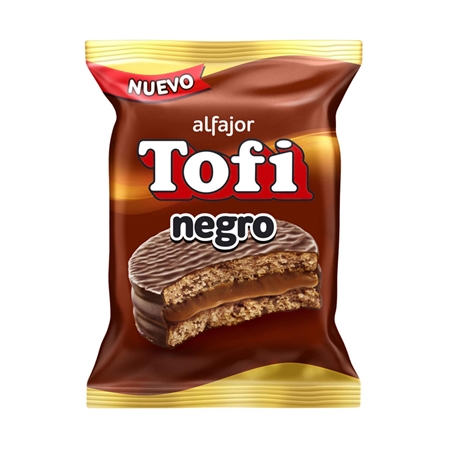 ALFAJOR SIMPLE TOFI NEGRO 46 GR