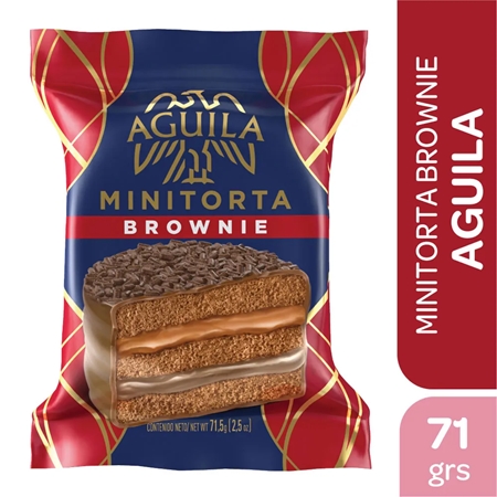 ALFAJOR TRIPLE AGUILA MINITORTA BROWNIE