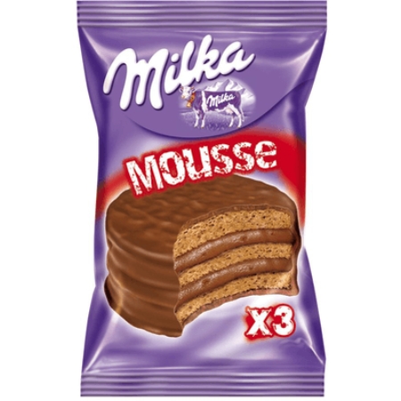 [K0338-018-6] ALFAJOR TRIPLE MILKA MOUSSE 55 GR
