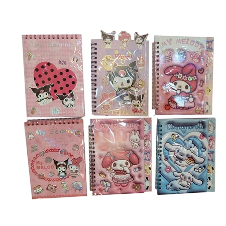 [202130.1] ANOTADOR 12X16 CM CON STICKERS (T1588)