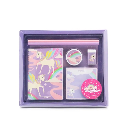 [83277] ANOTADOR  TRENDY STATIONERY +LIBRETA CON ACCESORIOS (15118)