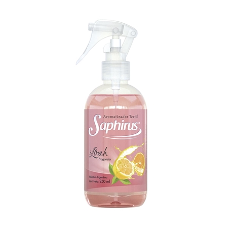 [7798184680905] AROMATIZADOR TEXTIL SAPHIRUS LINAH 250 ML