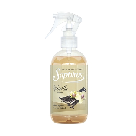 [7798184680073] AROMATIZADOR TEXTIL SAPHIRUS VAINILLA 250 ML