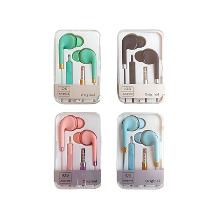 [IKX01297] AURICULAR IN-EAR MANOS LIBRES CAJA PLASTICA