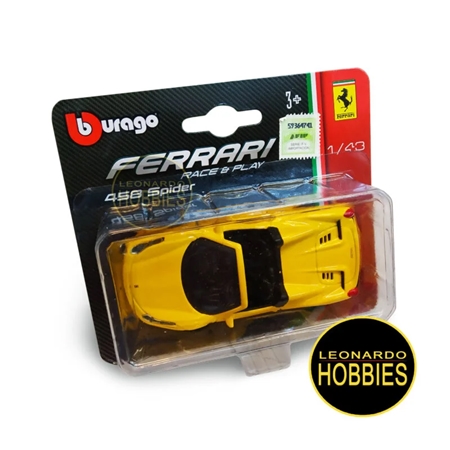 [4893993311347] AUTO COLECCIÓN BURAGO FERRARI 1:43 458 SPIDER METAL