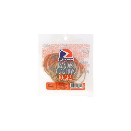 BANDAS ELASTICAS EZCO 10 GR BOLSA