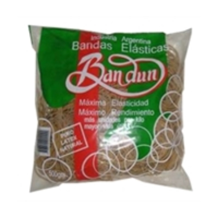 [305053] BANDAS ELASTICAS BANDUN 500 GR BOLSA