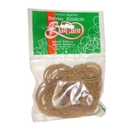 [305050] BANDAS ELASTICAS BANDUN 50 GR BOLSA