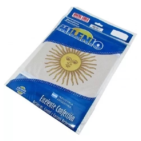BANDERA MILENIO 30X40 CM CON SOL TELA