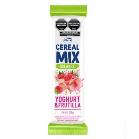 BARRITA DE CEREAL CEREAL MIX FRUTILLA 23 GR