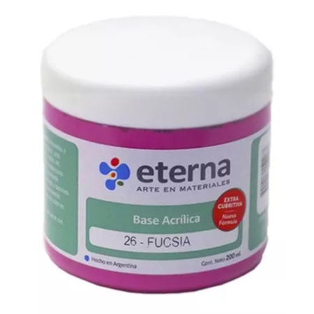 [300103-7] BASE ACRILICA ETERNA FUCSIA 200 CC (26)