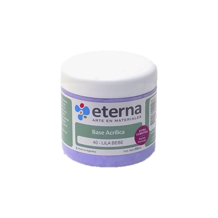 [300103-5] BASE ACRILICA ETERNA LILA BEBE 200 CC (40)