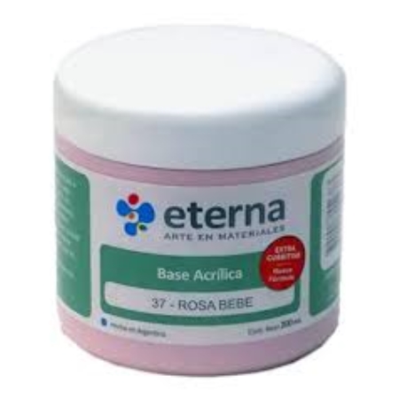 [300103-6] BASE ACRILICA ETERNA ROSA BEBE 200 CC (37)