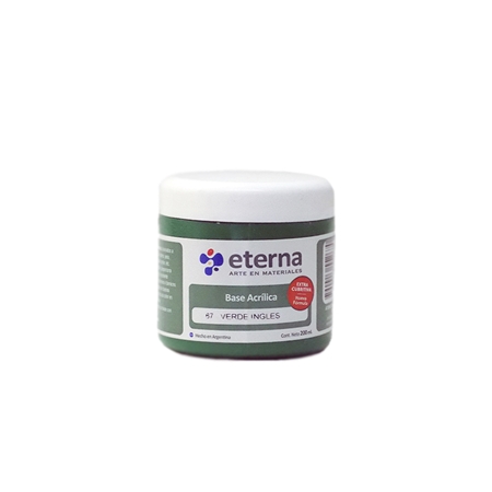 [300103-14] BASE ACRILICA ETERNA VERDE INGLES 200 CC (67)