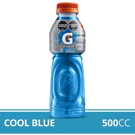 [K0454-004-2] BEBIDA DEPORTIVA GATORADE AZUL 500 CC