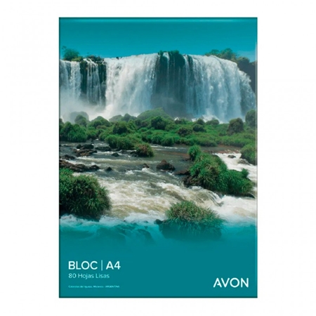 [308428.1] BLOCK AVON A4 80 HOJAS LISO