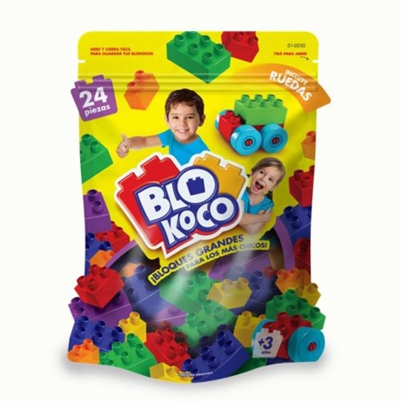 BLOQUES BLOKOCO 24 PIEZAS DOYPACK