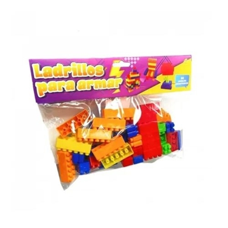 [J76675] BLOQUES YUYU LADRILLOS PARA ARMAR 50 PIEZAS