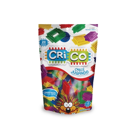 [166282] BLOQUES RASTI CRICO 20 PIEZAS (01-3050) DOYPACK