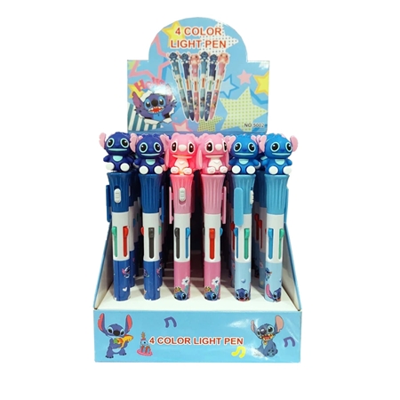 BOLIGRAFO MULTICOLOR STITCH 4 COLORES (9146)