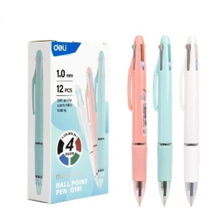 [85053] BOLIGRAFO MULTICOLOR DELI 4 COLORES (eq181)