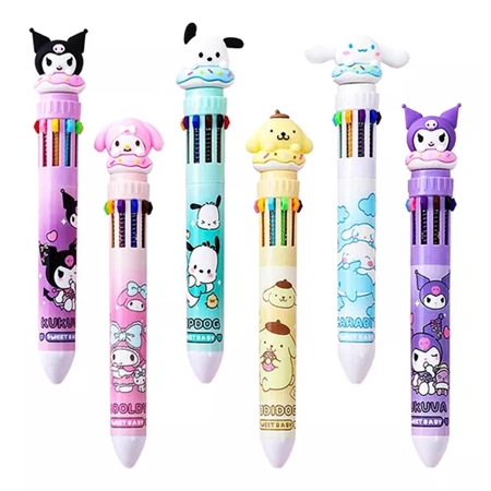 BOLIGRAFO MULTICOLOR 10 COLORES (23001)