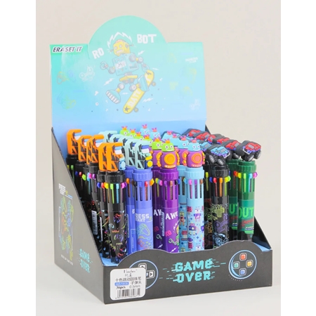[82929-2] BOLIGRAFO MULTICOLOR 10 COLORES (HZ-1805)