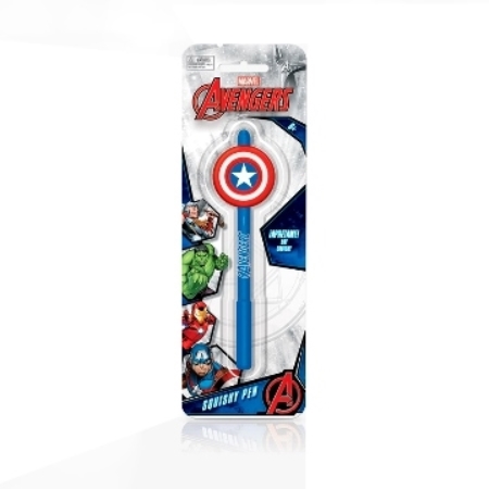[83232-2] BOLIGRAFO CRESKO SQUISHY PEN AVENGERS AZUL (8590-00)