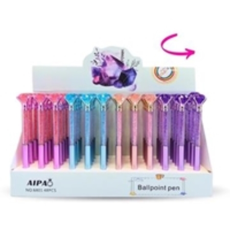[83455] BOLIGRAFO COLOURS DIAMANTE CON PIEDRAS (BA1004)