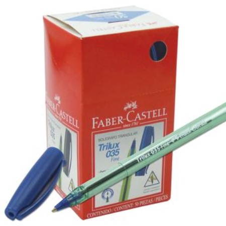 [303065.1] BOLIGRAFO FABER-CASTEL TRILUX FINO AZUL (035)