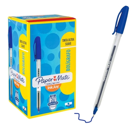 BOLIGRAFO PAPER MATE KILOMETRICO AZUL