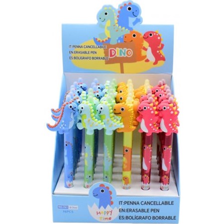 [82601.2] BOLIGRAFO  BORRABLE COLOURS RETRACTIL, CON GOMA AZUL 27180-27182-27183-27638