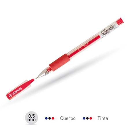 [303038] BOLIGRAFO  ROLLER GEL SABONIS BRILLO (GL-501M-725)