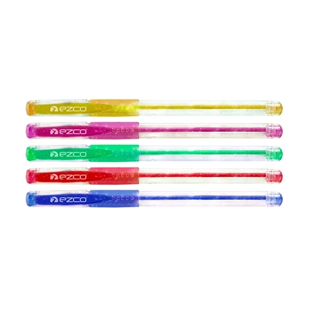 [140750655] BOLIGRAFO  ROLLER GEL EZCO GLITTER