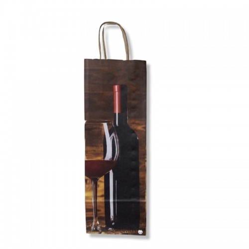 BOLSA PARA BOTELLA PANA-PACK FANTASIA 14X40 CM PAPEL