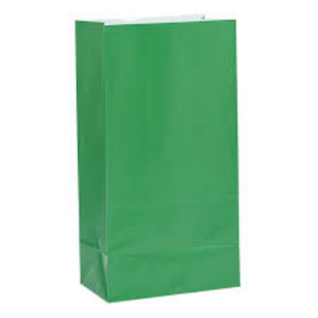 [308386.4] BOLSA BRANDPACK FEST 12,5X7 CM PAPEL COLOR VERDE 10 UNID.