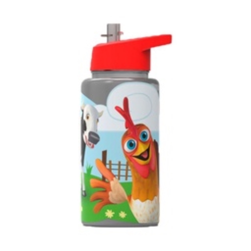 [58942] BOTELLA BELGIOCO STRAW TOP LA GRANJA DE ZENON 500 ML PLASTICA
