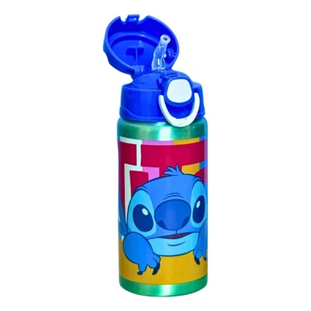 [87097] BOTELLA BELGIOCO STITCH 500 ML ALUMINIO
