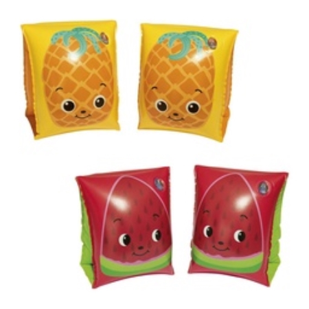 [68195] BRACITOS INFLABLES BESTWAY FRUTAS NIÑOS 5 A 12 AÑOS (32042) 23X15 CM