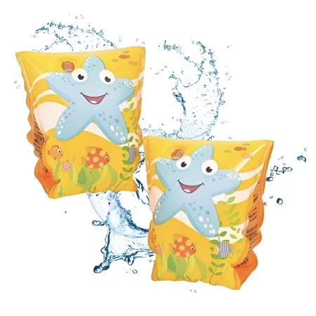 [030-1022] BRACITOS INFLABLES SUN CLUB PULPO / ESTRELLA (131839) 23X15 CM