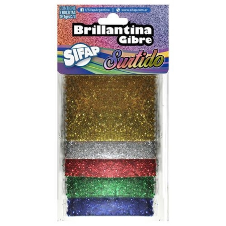 [300010] BRILLANTINA GIBRE SIFAP CLASICO SURTIDO 5 UNID. BLISTER