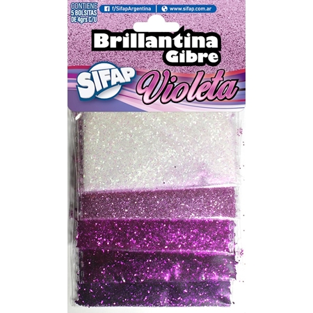 [300010-1] BRILLANTINA GIBRE SIFAP DEGRADE VIOLETA 5 UNID. BLISTER
