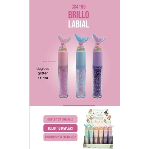BRILLO LABIAL PINK21 MAGIC MERMAID (CS4196)