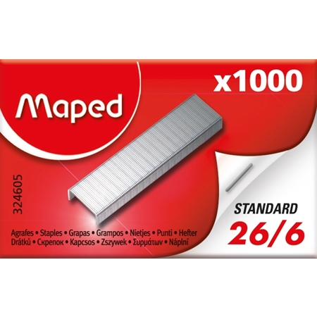 BROCHES ABROCHADORA MAPED N° 26/6 1000 UNID. (324605)